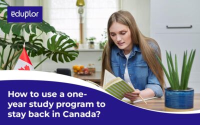 How to use a one-year study program to stay back in Canada?